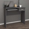 ebuy24 ArusaL bureau 1 lade 1 plank antraciet.