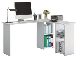 ebuy24 Lusias bureau met 4 vakkenwit.