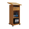 ebuy24 Meeta bureau , bureau 3 planken en 1 ladeBeuken decor.