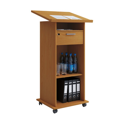 ebuy24 Meeta bureau , bureau 3 planken en 1 ladeBeuken decor.