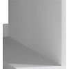 ebuy24 Bofus kantoor wandkast met tafelblad 3 planken wit.