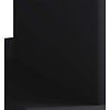 ebuy24 Bofus kantoor wandkast met tafelblad 3 planken zwart.