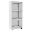 ebuy24 Ulas3 kantoor wandkast 3 planken wit.