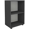 ebuy24 Ulas2 kantoor wandkast 2 planken antraciet.