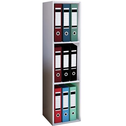 ebuy24 Offas3 kantoor wandkast 3 planken wit.