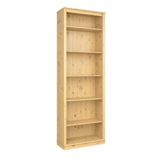 ebuy24 Buple wandkast , boekenkast 5 planken gebeitst gewaxt.