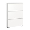 ebuy24 Shoelove schoenenkast 3 kleppen 95x130cm wit.