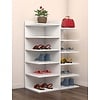 ebuy24 Enosa schoenenkast 12 planken wit.