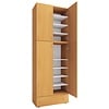 ebuy24 LonaXXL schoenenkast 4 deuren 1 lade beuken decor.