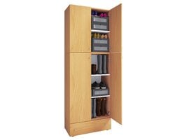 ebuy24 LonaXXL schoenenkast 4 deuren 1 lade beuken decor.