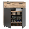 ebuy24 Mason schoenenkast 2 deuren, 1 lade eik decor.