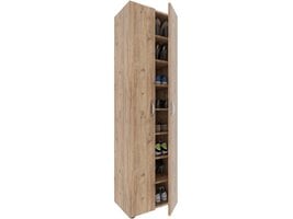 ebuy24 UlasXL8 schoenenkast 2 deuren eik decor.