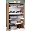 ebuy24 LonaXL5 schoenenkast 5 planken beuken decor.