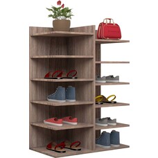 ebuy24 Enosa schoenenkast 12 planken eik decor.