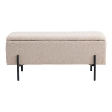 ebuy24 Watford bank opslag bouclÃ© beige.