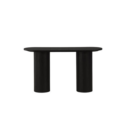 ebuy24 Bianca sidetable 40x130cm zwart.