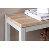 ebuy24 Rise sidetable met plank 30x110 cm es decor, grijs.