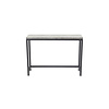 ebuy24 Rise sidetable 30x110 cm beton decor, zwart.