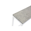ebuy24 Rise sidetable 30x110 cm beton decor, wit.