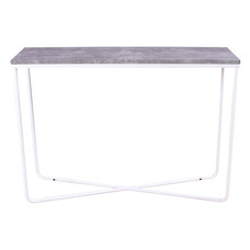 ebuy24 Palace sidetable 30x110 cm beton decor, wit.