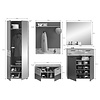 ebuy24 Mason garderobe opstelling 6 deuren, 1 lade eik decor.