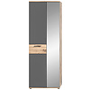 ebuy24 Mason garderobe opstelling 6 deuren, 1 lade eik decor.