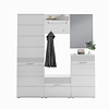 ebuy24 Linus garderobe opstelling 3 deuren wit.