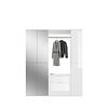 ebuy24 ProjektX garderobe opstelling 7 deuren, 1 lade wit.