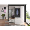 ebuy24 ProjektX garderobe opstelling 7 deuren, 1 lade wit.