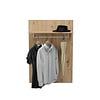 ebuy24 Torino garderobe opstelling 2 deuren, 2 laden eik decor.