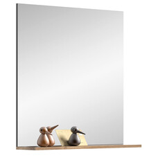 ebuy24 Mason spiegel met plank eik decor.