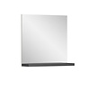 ebuy24 Shoelove spiegel 1 plank 60x59cm wit,grijs.