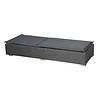 ebuy24 Gida loungemeubel ligbed, incl. kussen, grijs/zwart.