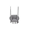 ebuy24 Hamtic hangend tuinstoel incl. kussen grijs.