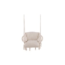 ebuy24 Hamtic hangend tuinstoel incl. kussen wit.