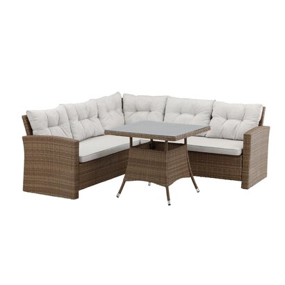 ebuy24 Watford loungeset 2 delen naturel.