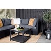 ebuy24 Vamos loungeset 2 delen grijs,zwart.