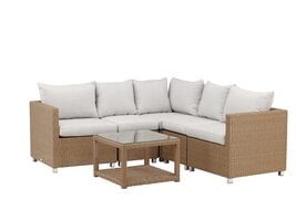 ebuy24 Vamos loungeset 2 delen zandkleurig,naturel.