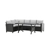 ebuy24 Brentwood loungeset 2 delen grijs,zwart.