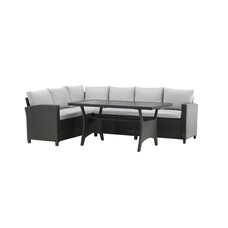 ebuy24 Brentwood loungeset 2 delen grijs,zwart.