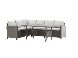 ebuy24 Brentwood loungeset 2 delen grijs,grijs.