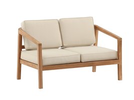 ebuy24 Kenya tuinbank 2 persoons incl. kussen teak.