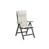 ebuy24 Cus tuinkussen voor tuinstoel 5 pos. offwhite.