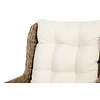 ebuy24 Gram tuinstoel model 2, incl. kussen, naturel en off white.