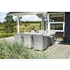 ebuy24 Gram tuinstoel model 3, incl. kussen, naturel en off white.