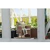 ebuy24 Malina tuinstoel incl. kussen stapelbaar naturel.