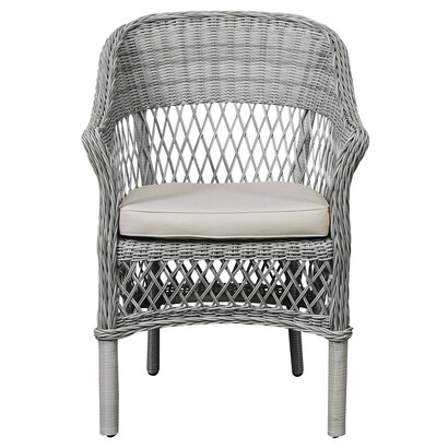 ebuy24 Hven tuinstoel Stapelbaar incl. kussens, zandkleurig.