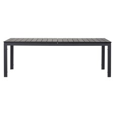 ebuy24 Willy tuintafel verlengbaar 95x230/287 cm zwart.