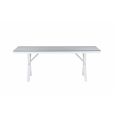 ebuy24 Garcia tuintafel grijs.