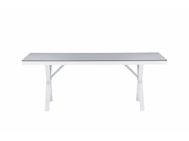 ebuy24 Garcia tuintafel grijs.